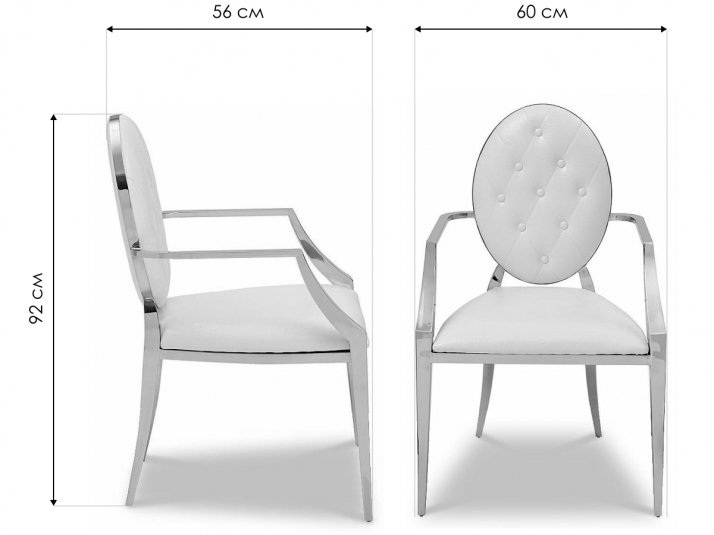 Стул Y110B белый / белый