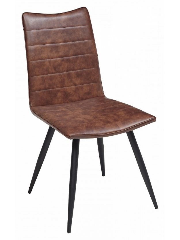 Стул на металлокаркасе Bloom brown