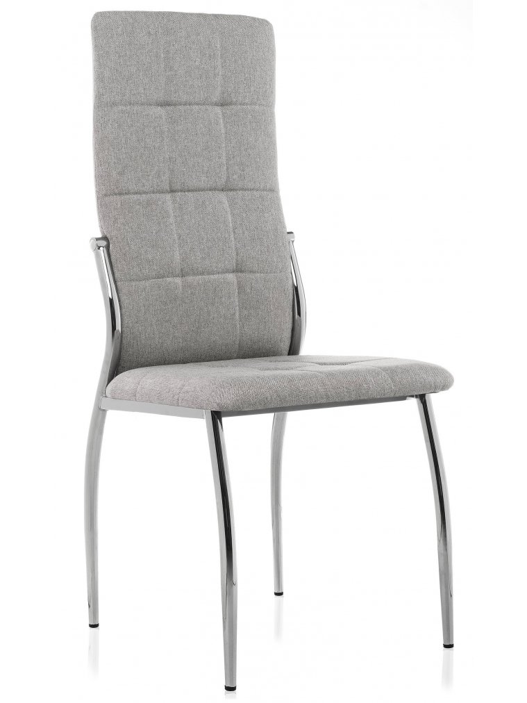 Стул на металлокаркасе Farini светло-серый / хром