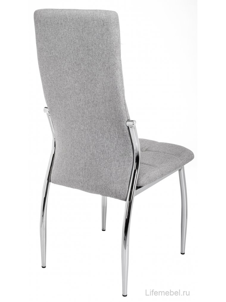 Стул на металлокаркасе Farini светло-серый / хром