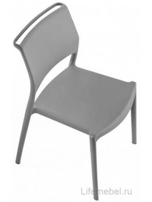 Пластиковый стул Ara темно-серый