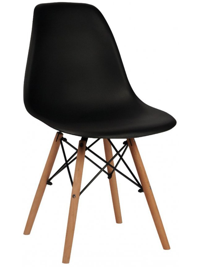 Пластиковый стул Eames черный
