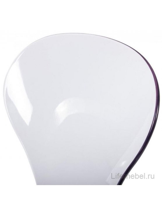 Пластиковый стул Babel черный / прозрачные ножки