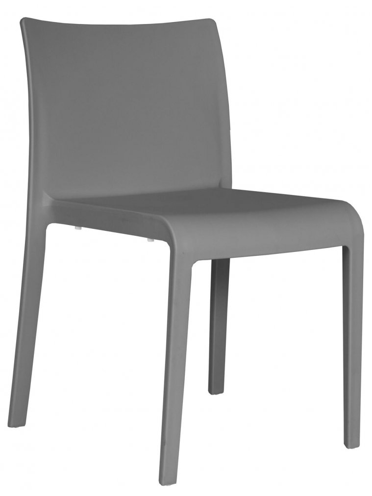 Пластиковый стул Брайт серый