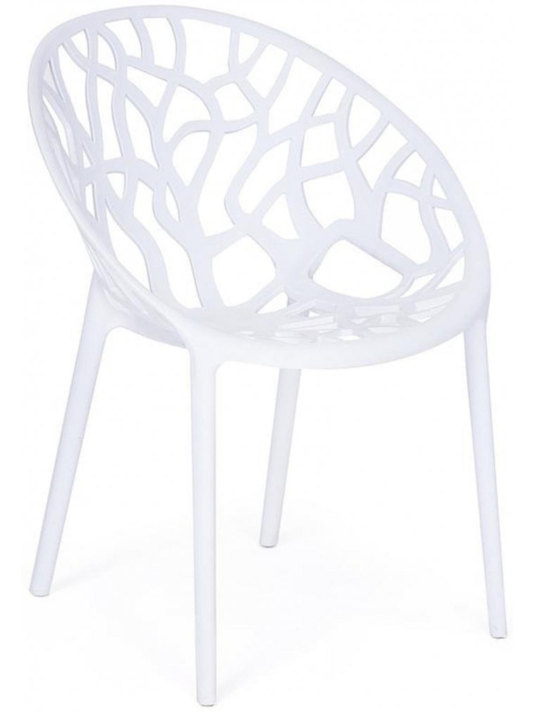 Пластиковый стул Bush mod. 017 белый