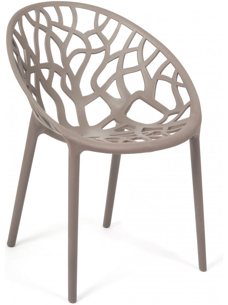 Пластиковый стул Bush mod. 017 серый