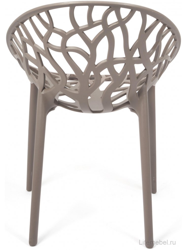 Пластиковый стул Bush mod. 017 серый