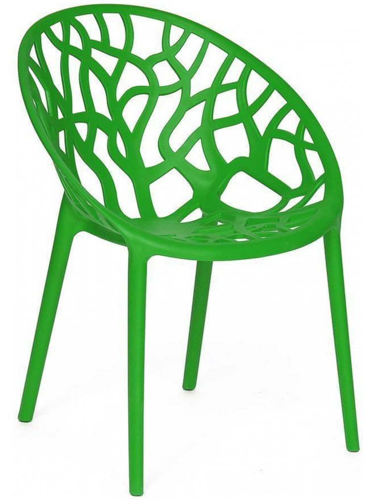 Пластиковый стул Bush mod. 017 зеленый