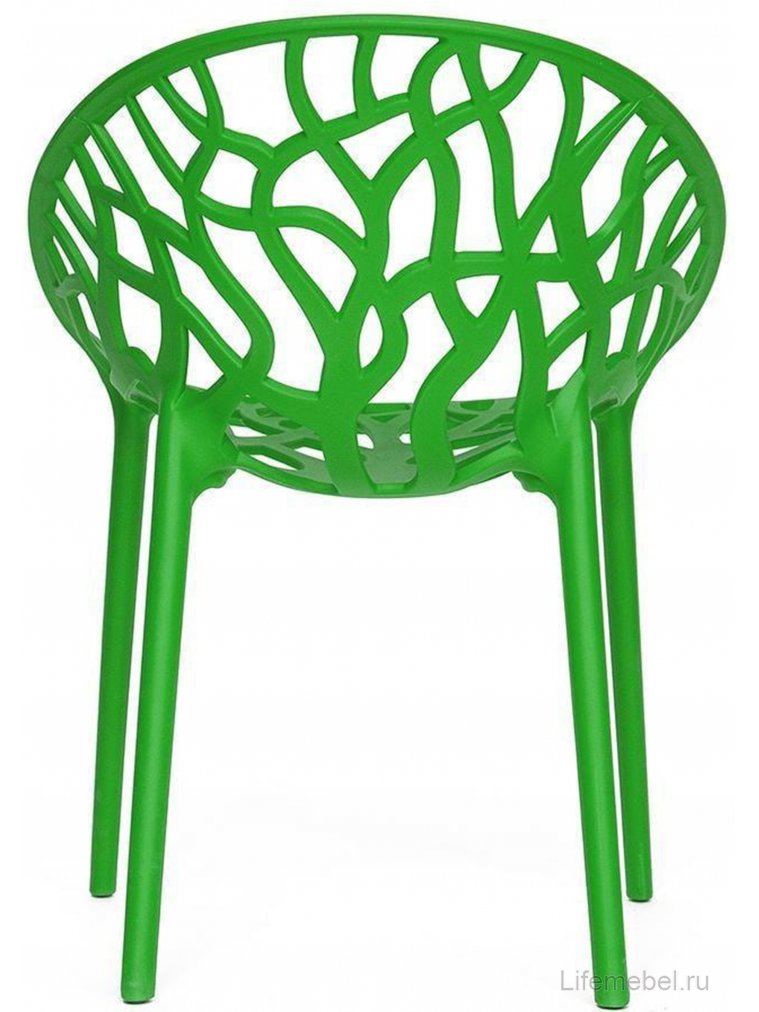 Пластиковый стул Bush mod. 017 зеленый