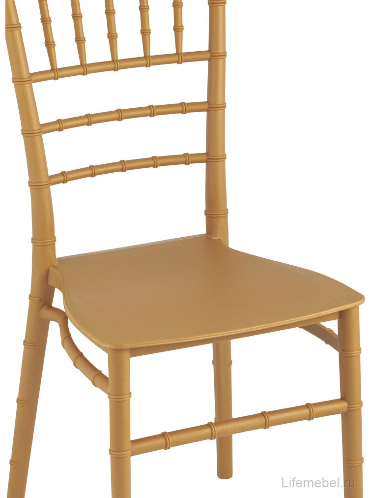 Пластиковый стул Батилд золотой