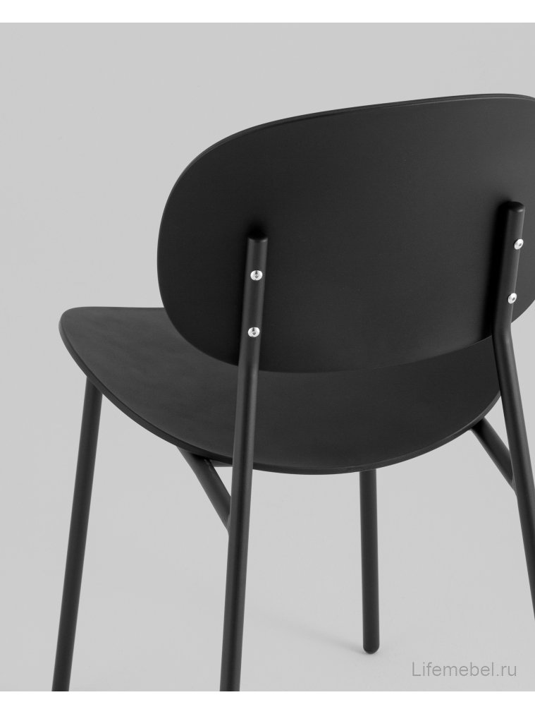 Пластиковый стул Эвия, пластик черный