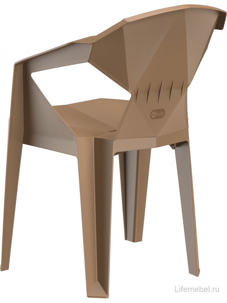 Пластиковый стул Гекса капучино
