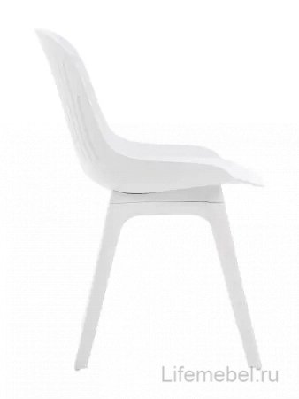 Пластиковый стул Grace белый / белые ноги