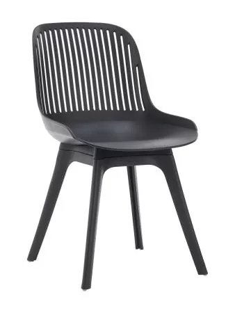 Пластиковый стул Grace черный / черные ноги