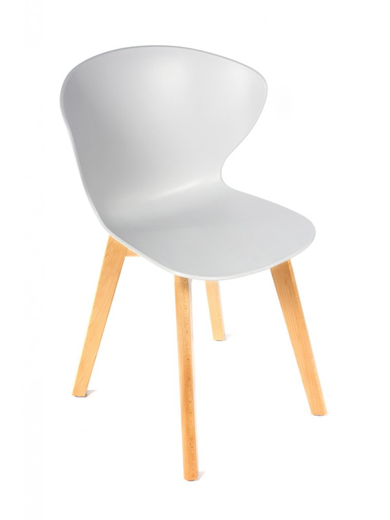 Пластиковый стул Gracia белый дерево