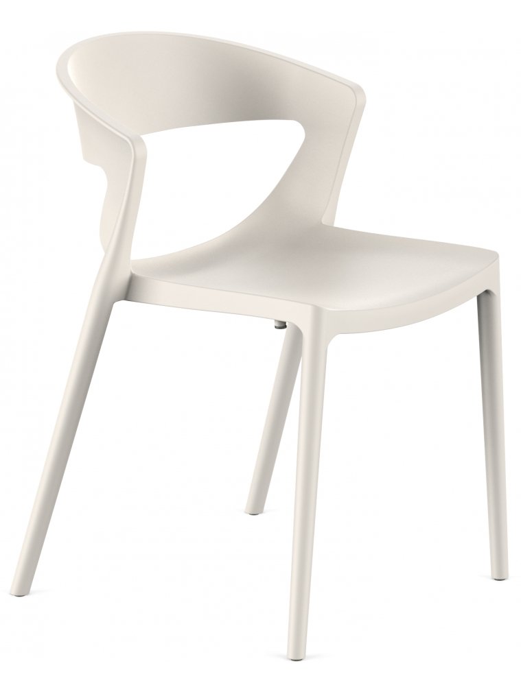 Пластиковый стул Градно светло-бежевый