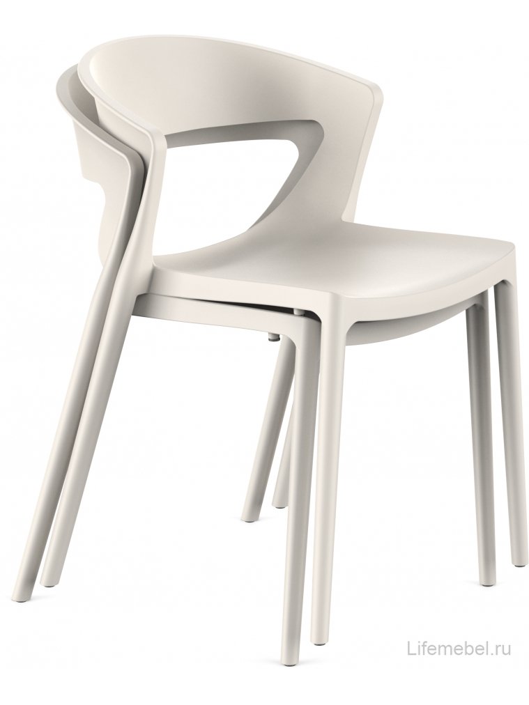Пластиковый стул Градно светло-бежевый