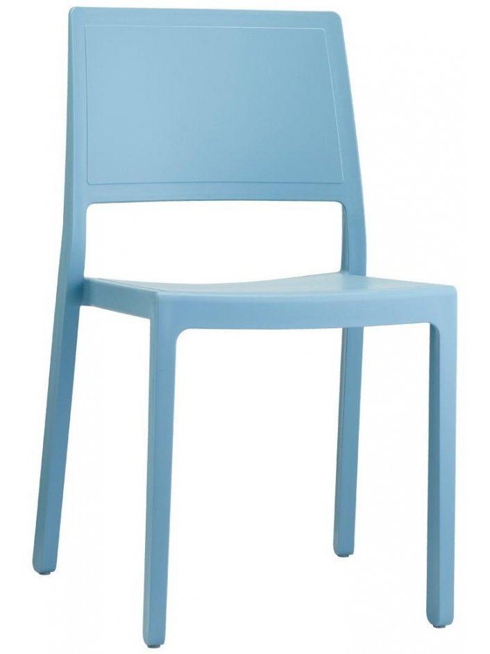 Пластиковый стул Kate голубой