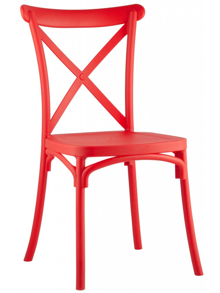 Пластиковый стул Кёртис красный
