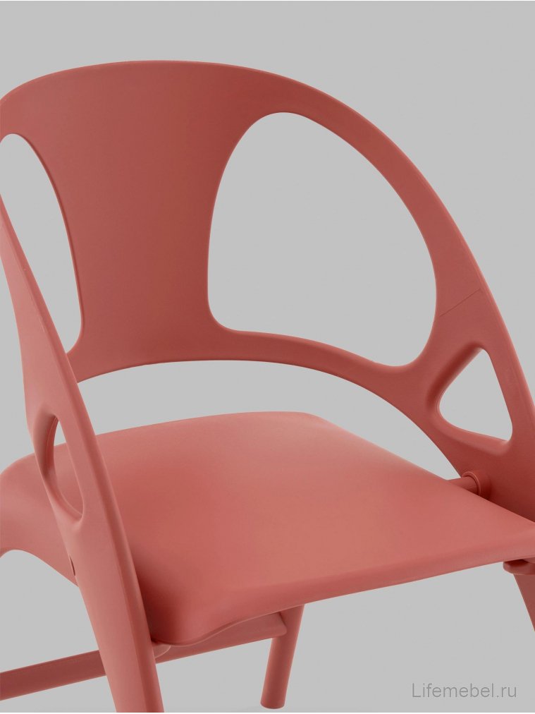 Пластиковый стул Эллара бордо