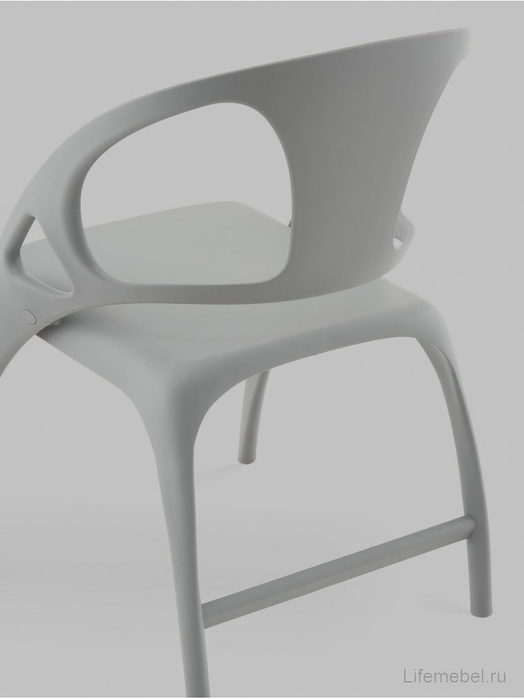 Пластиковый стул Эллара серый