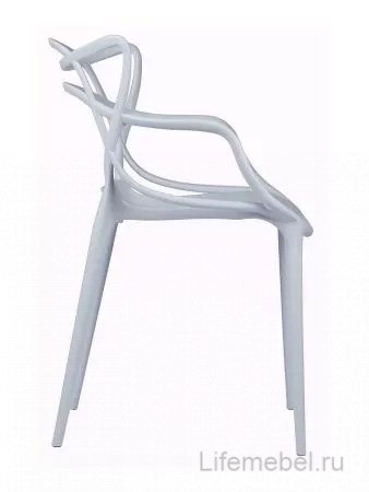 Пластиковый стул Masters литой серый