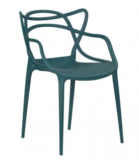 Пластиковый стул Masters (DC459) темно-зеленый