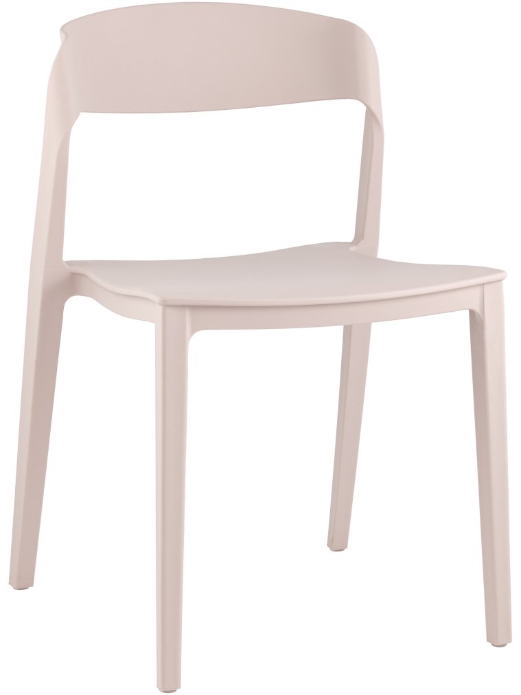 Пластиковый стул Moris нежно-розовый
