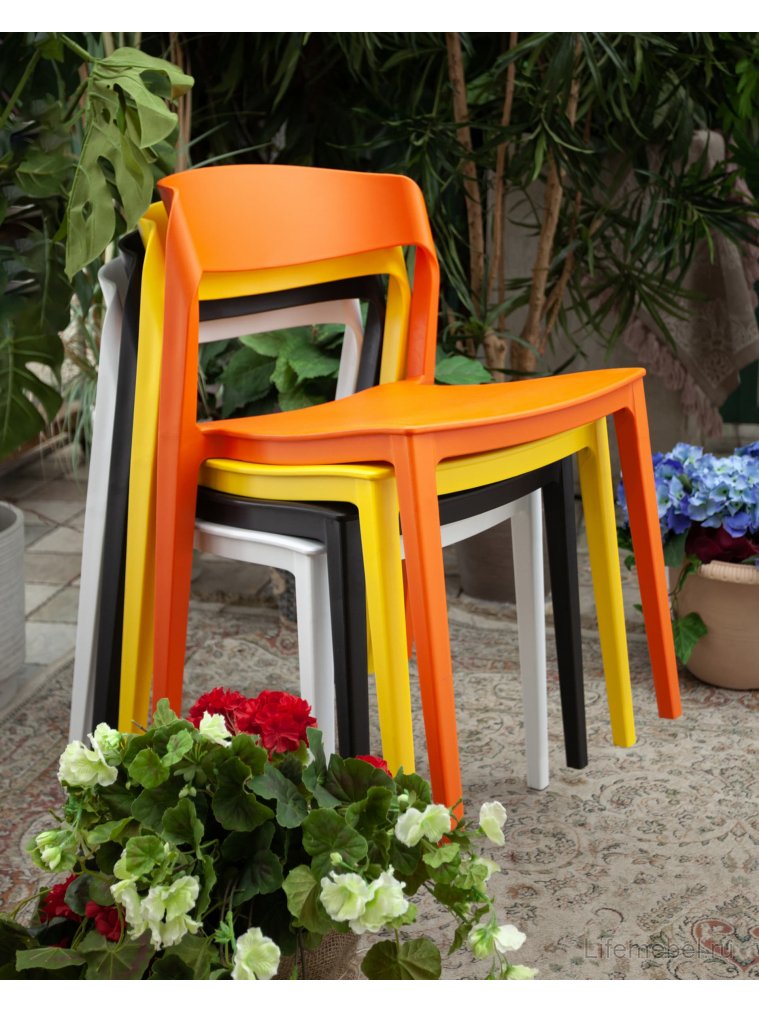 Пластиковый стул Майло, пластик голубой