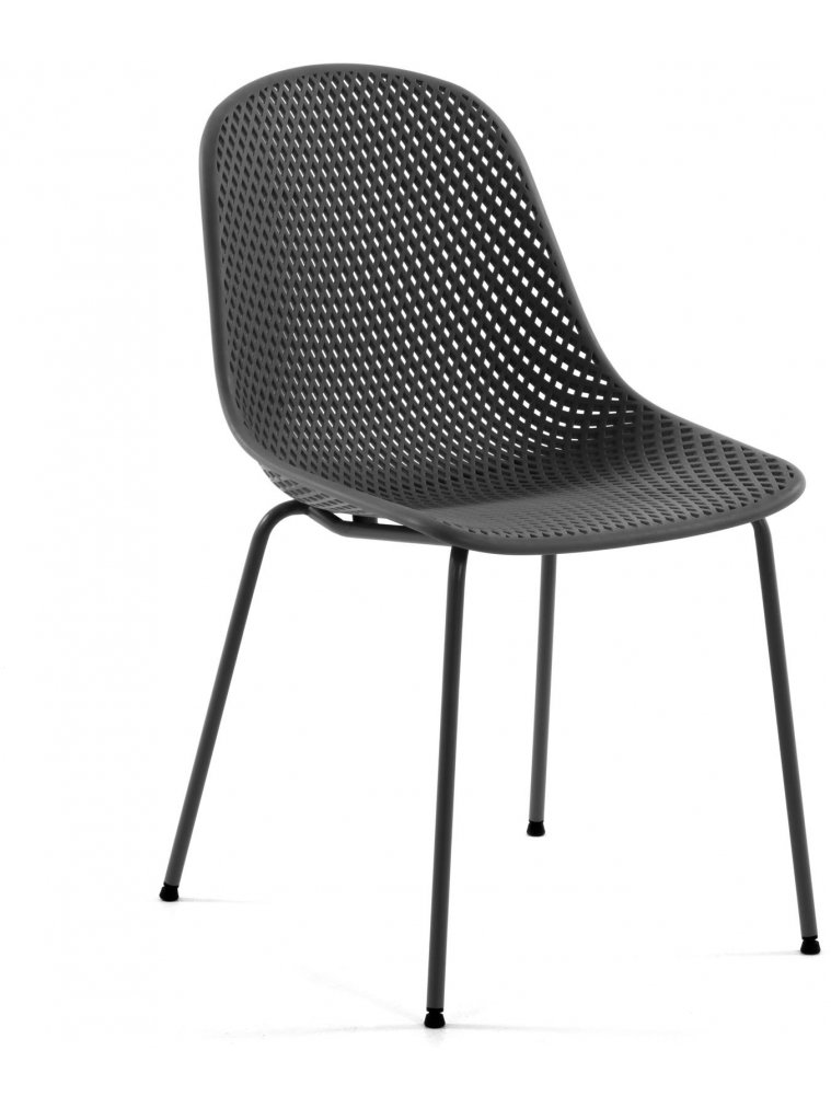 Стул на металлокаркасе Quinby серый