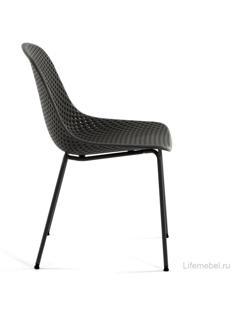 Стул на металлокаркасе Quinby серый