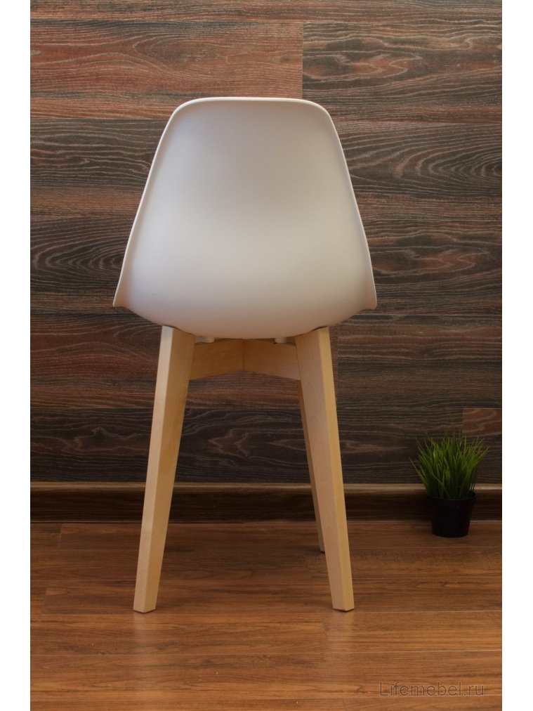 Пластиковый стул Сашш натуральный / белый / бежевый