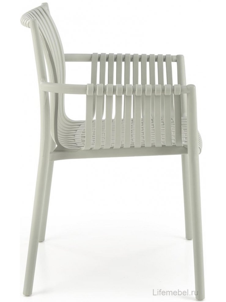 Пластиковый стул K492 серый