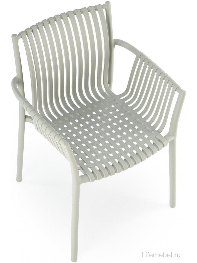 Пластиковый стул K492 серый