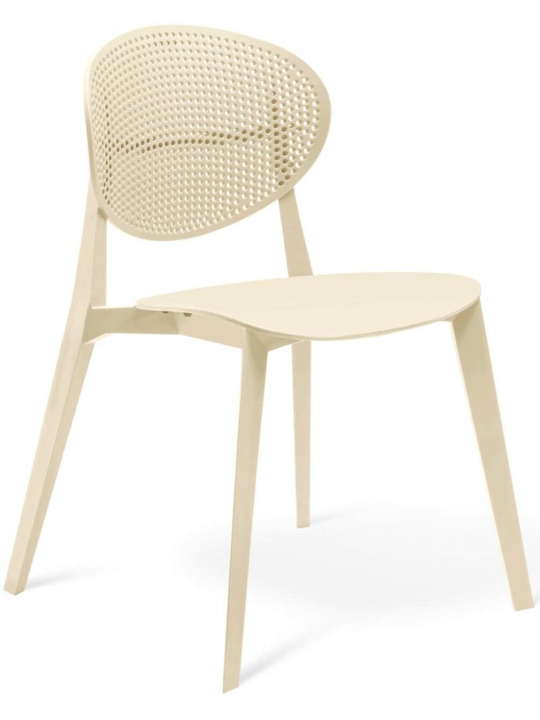 Пластиковый стул SHT-S111 бежевый