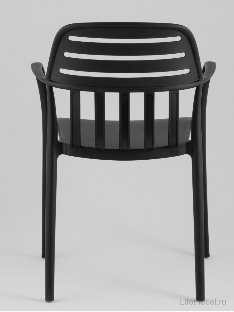 Пластиковый стул Сирена черный