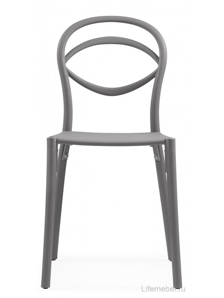 Пластиковый стул Simple gray