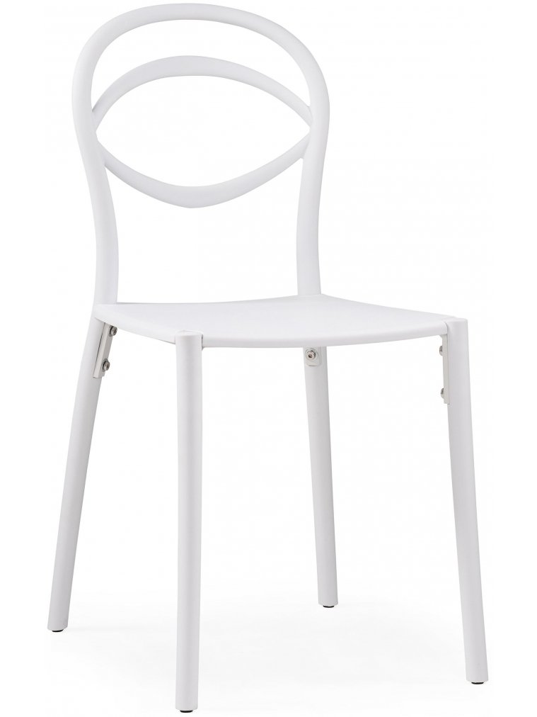 Пластиковый стул Simple white