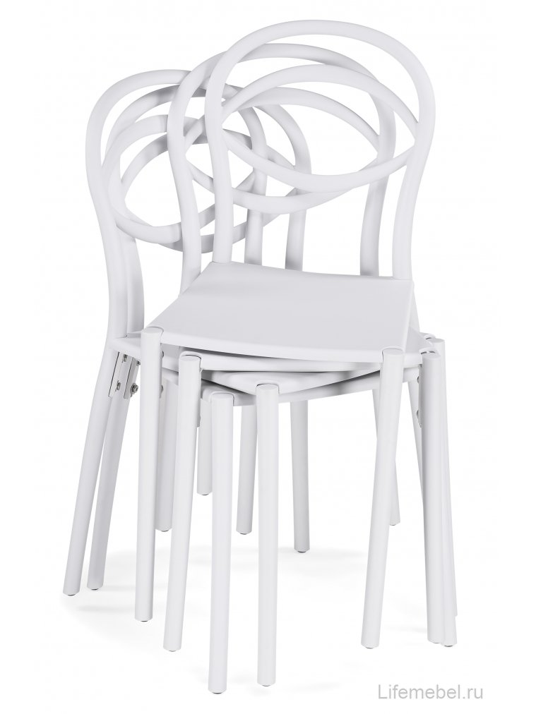 Пластиковый стул Simple white
