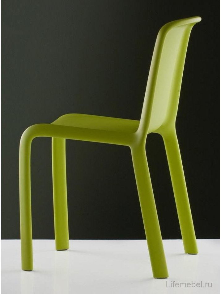 Пластиковый стул Snow зеленый