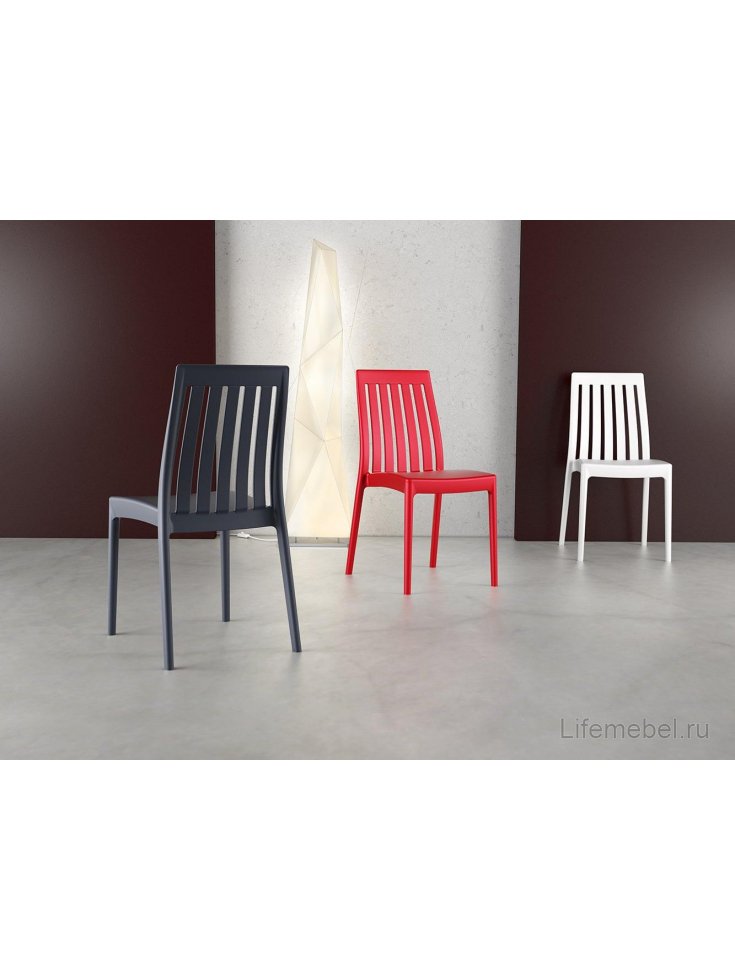 Пластиковый стул Soho красный