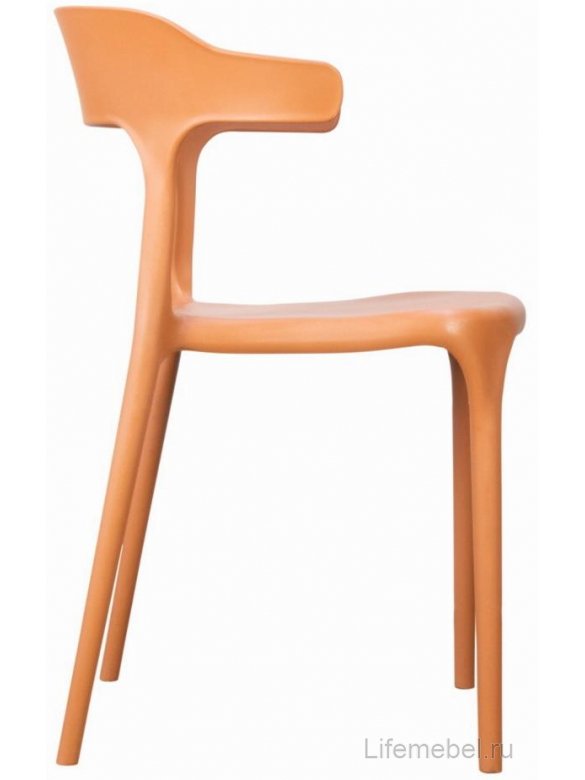 Пластиковый стул Nova терракотовый
