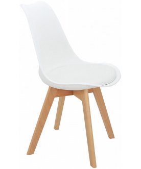 Пластиковый стул Eames Bon белый