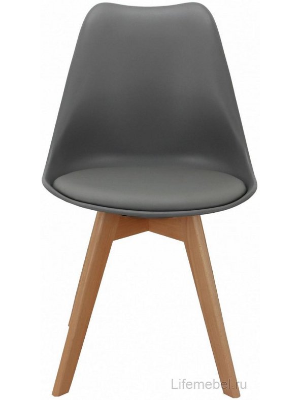 Пластиковый стул Eames Bon серый