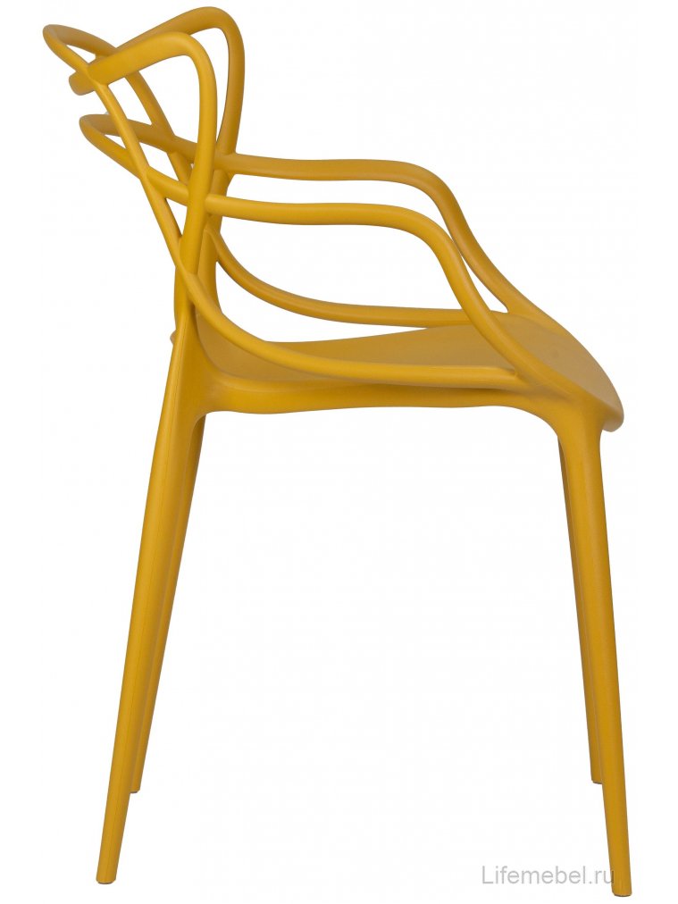 Пластиковый стул Masters горчичный