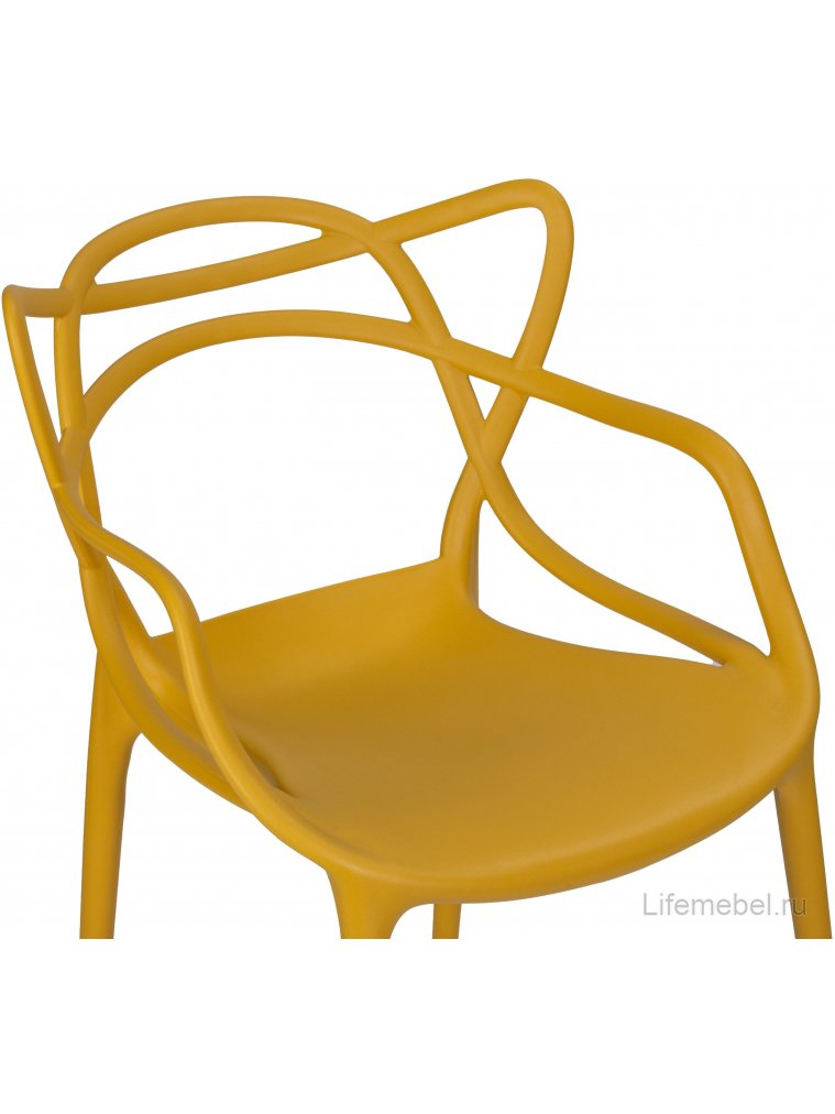 Пластиковый стул Masters горчичный