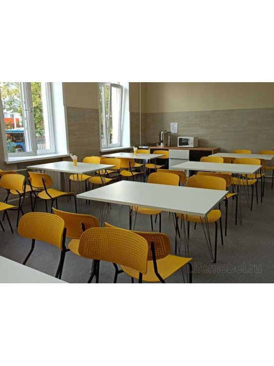 Пластиковый стул SHT-S85М желтый / черный