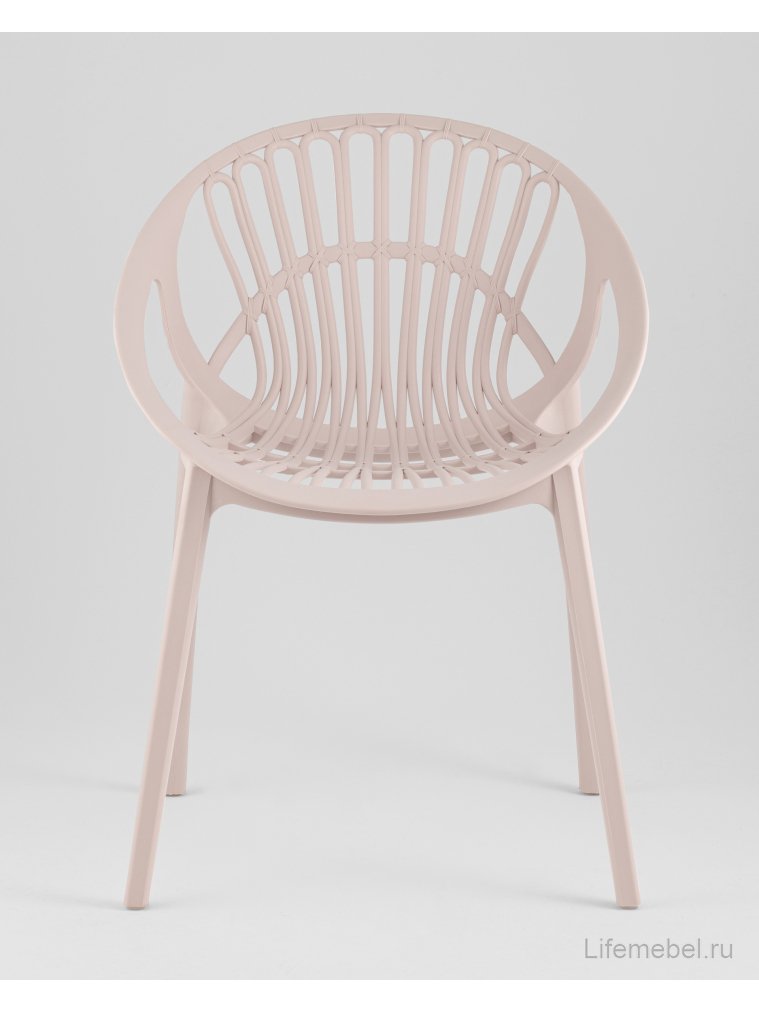 Пластиковый стул Takeo нежно-розовый