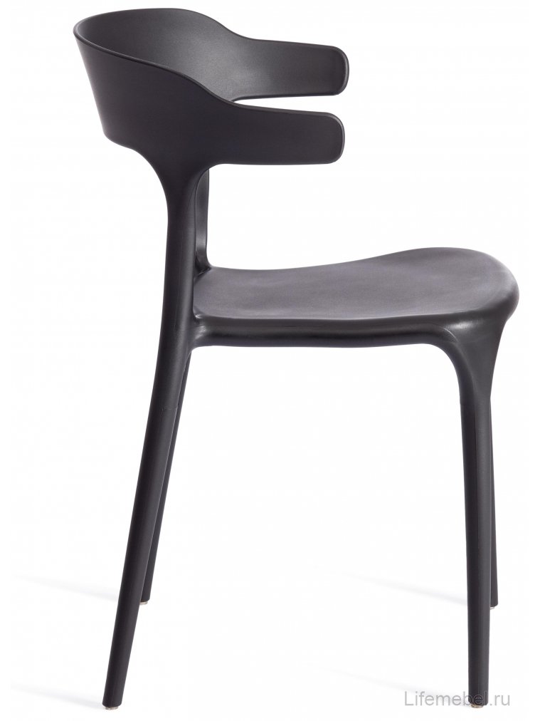 Пластиковый стул Ton (mod. PC33) черный (black 3010)