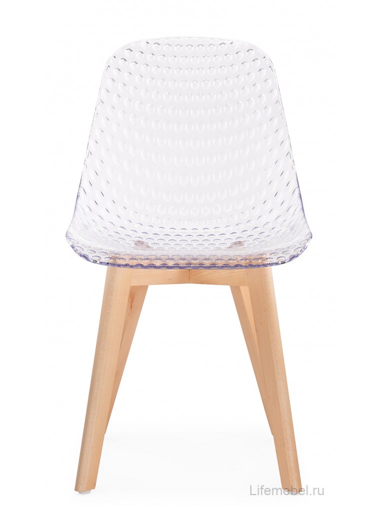 Пластиковый стул Vart clear / wood